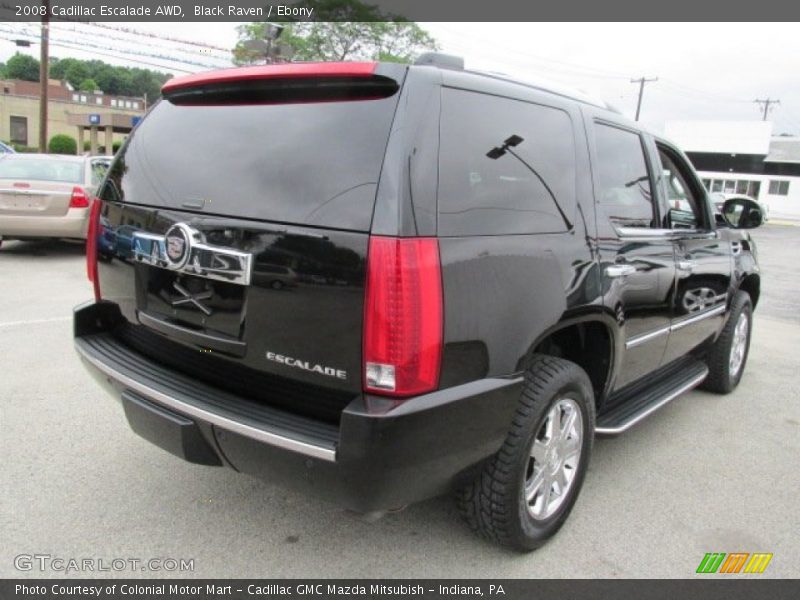 Black Raven / Ebony 2008 Cadillac Escalade AWD