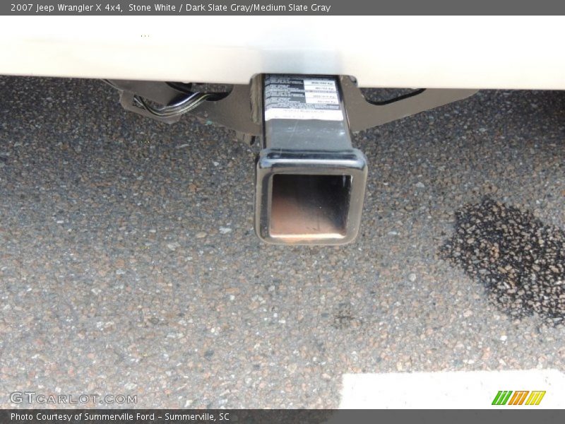 Stone White / Dark Slate Gray/Medium Slate Gray 2007 Jeep Wrangler X 4x4