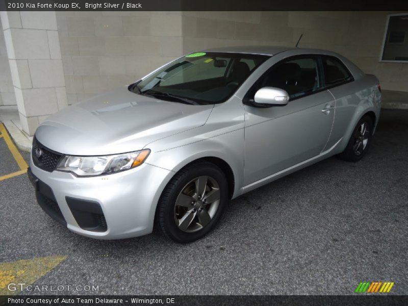 Bright Silver / Black 2010 Kia Forte Koup EX