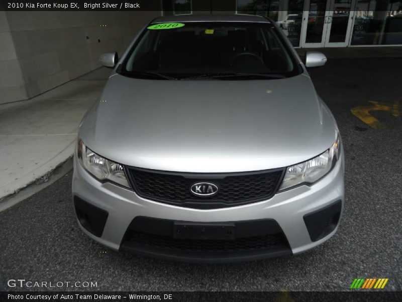 Bright Silver / Black 2010 Kia Forte Koup EX