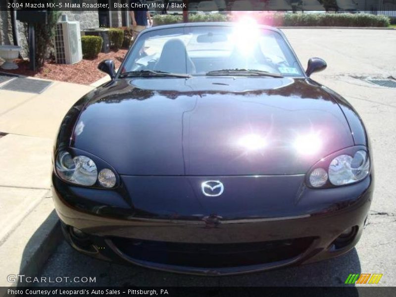 Black Cherry Mica / Black 2004 Mazda MX-5 Miata Roadster