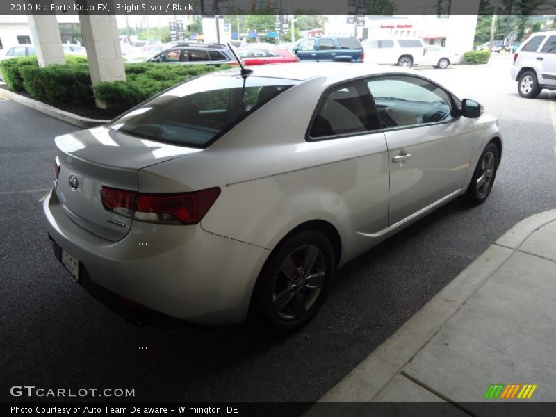 Bright Silver / Black 2010 Kia Forte Koup EX