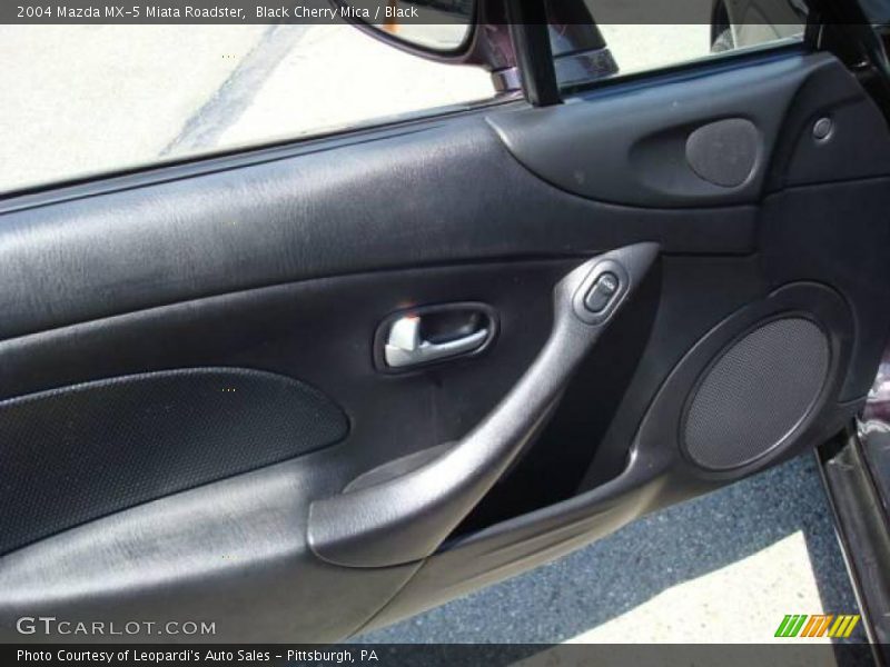 Black Cherry Mica / Black 2004 Mazda MX-5 Miata Roadster