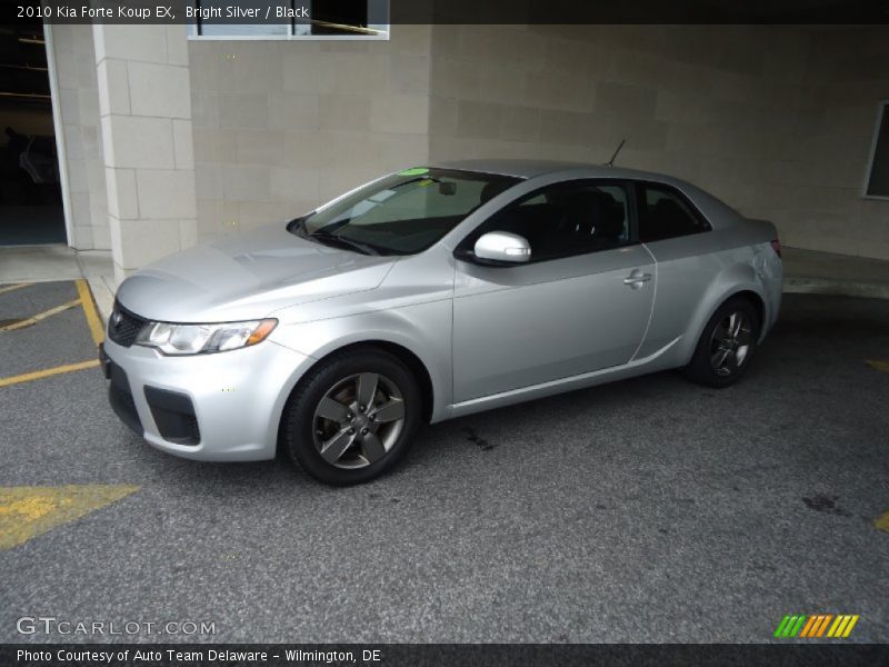 Bright Silver / Black 2010 Kia Forte Koup EX