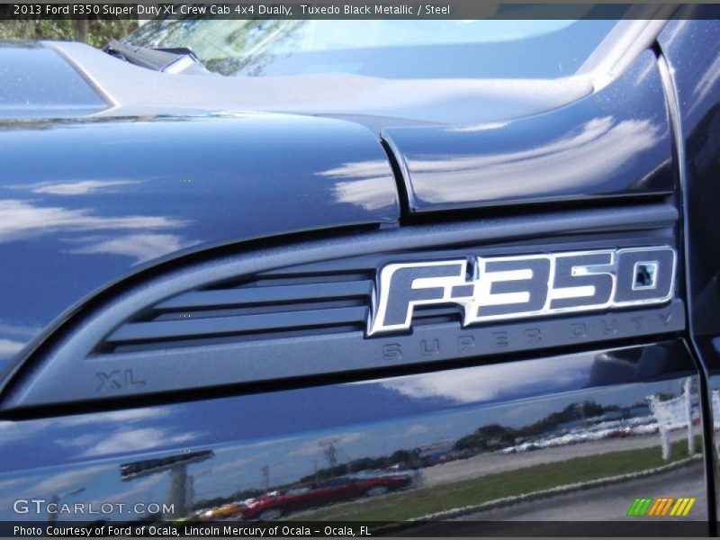 Tuxedo Black Metallic / Steel 2013 Ford F350 Super Duty XL Crew Cab 4x4 Dually