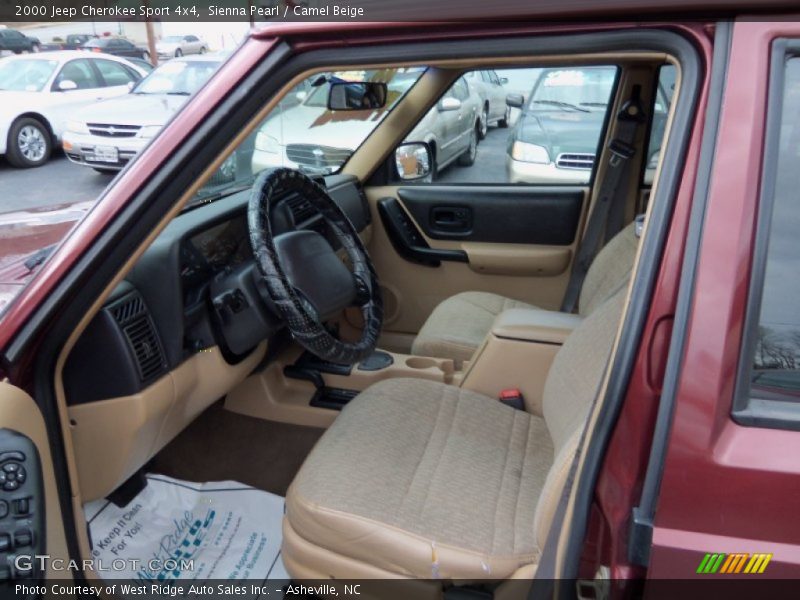  2000 Cherokee Sport 4x4 Camel Beige Interior