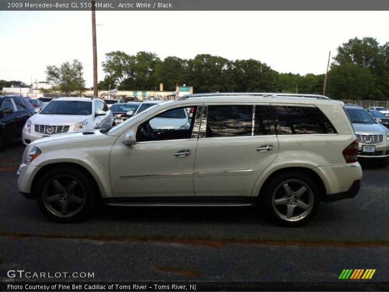 Arctic White / Black 2009 Mercedes-Benz GL 550 4Matic