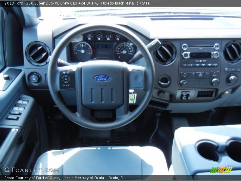 Dashboard of 2013 F350 Super Duty XL Crew Cab 4x4 Dually