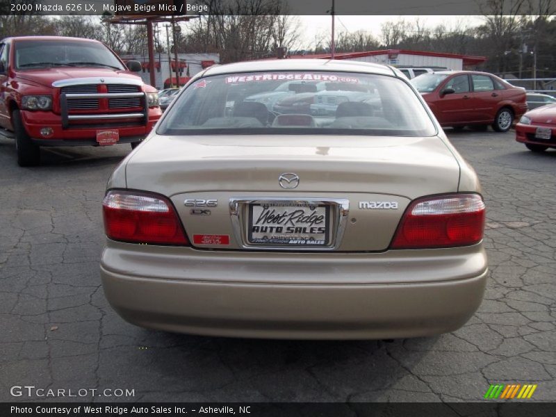 Mojave Beige Mica / Beige 2000 Mazda 626 LX