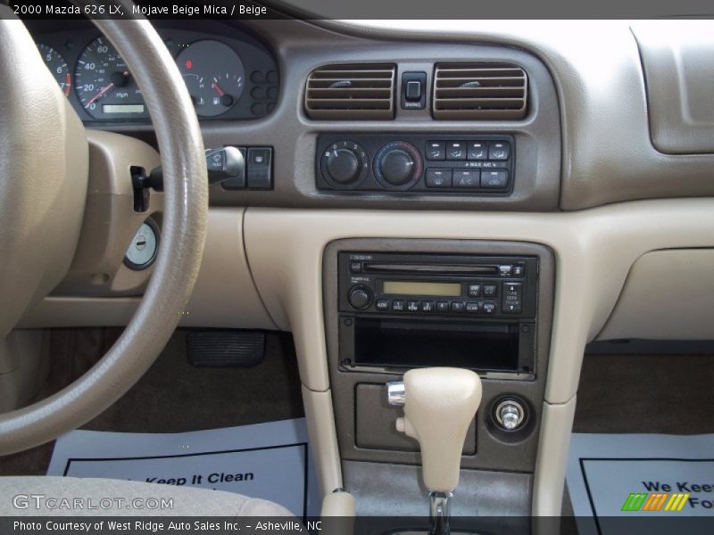 Mojave Beige Mica / Beige 2000 Mazda 626 LX