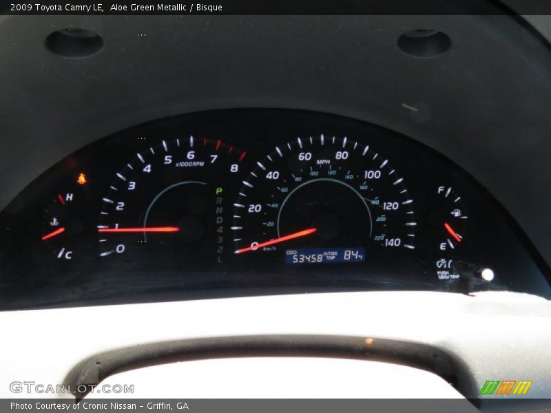 Aloe Green Metallic / Bisque 2009 Toyota Camry LE