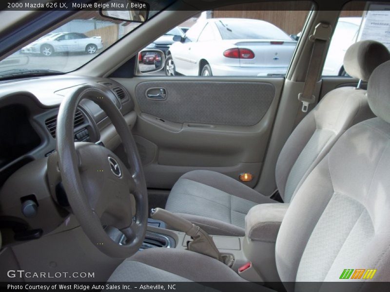 Mojave Beige Mica / Beige 2000 Mazda 626 LX