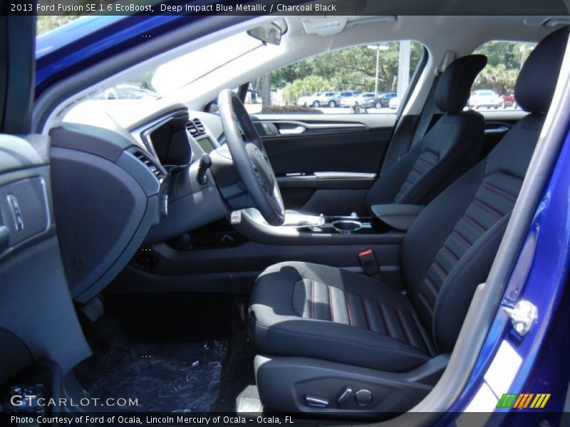 Deep Impact Blue Metallic / Charcoal Black 2013 Ford Fusion SE 1.6 EcoBoost