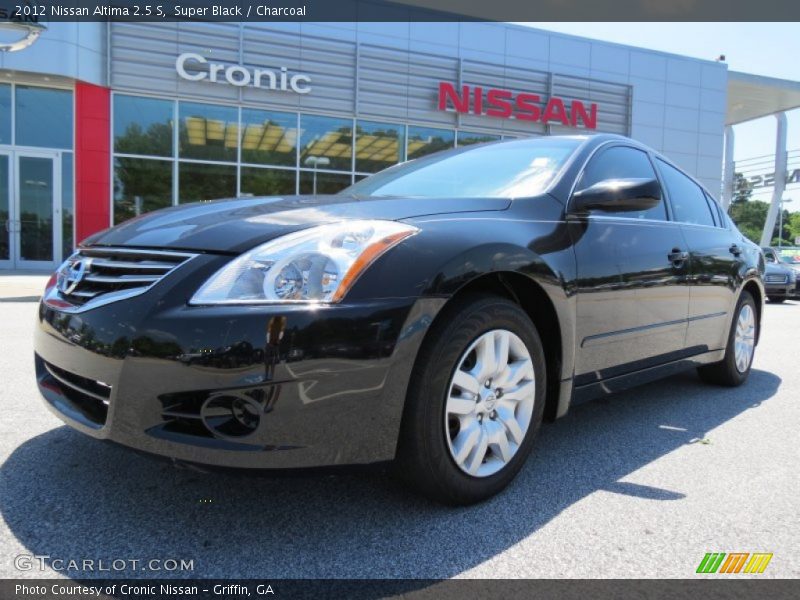 Super Black / Charcoal 2012 Nissan Altima 2.5 S