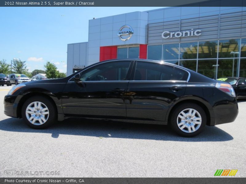 Super Black / Charcoal 2012 Nissan Altima 2.5 S