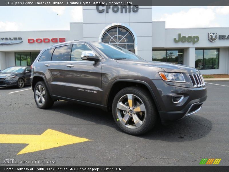 Granite Crystal Metallic / Morocco Black 2014 Jeep Grand Cherokee Limited