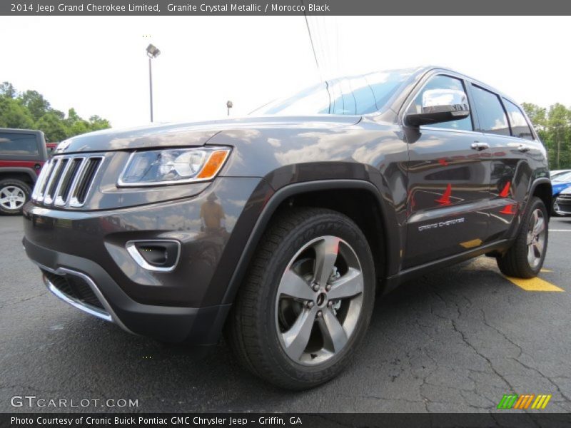 Granite Crystal Metallic / Morocco Black 2014 Jeep Grand Cherokee Limited