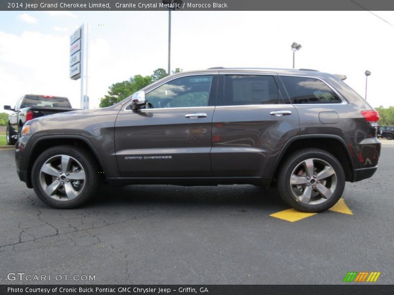 Granite Crystal Metallic / Morocco Black 2014 Jeep Grand Cherokee Limited