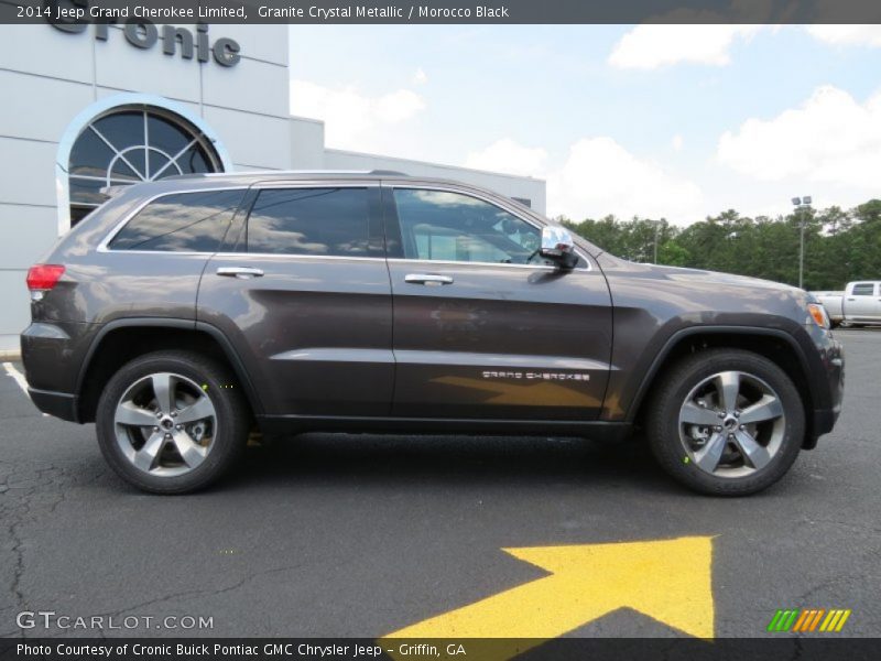 Granite Crystal Metallic / Morocco Black 2014 Jeep Grand Cherokee Limited