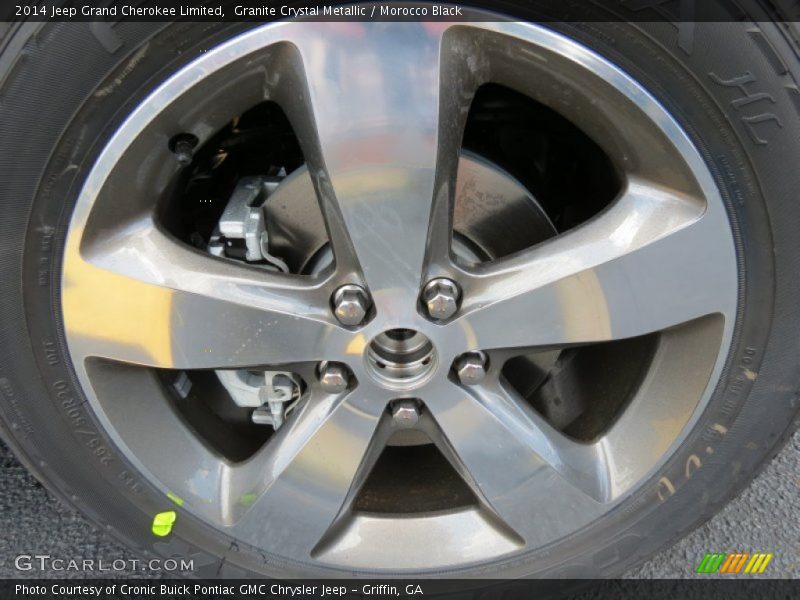 Granite Crystal Metallic / Morocco Black 2014 Jeep Grand Cherokee Limited