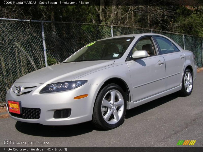 Smokestone / Beige 2008 Mazda MAZDA6 i Sport Sedan