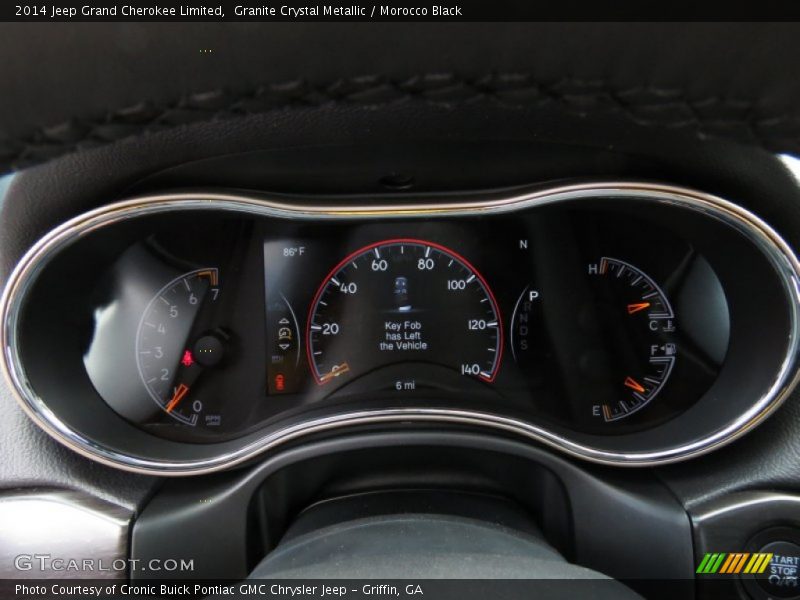 Granite Crystal Metallic / Morocco Black 2014 Jeep Grand Cherokee Limited