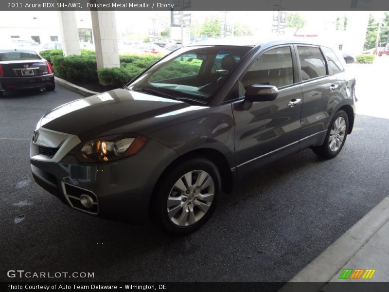 Polished Metal Metallic / Ebony 2011 Acura RDX SH-AWD