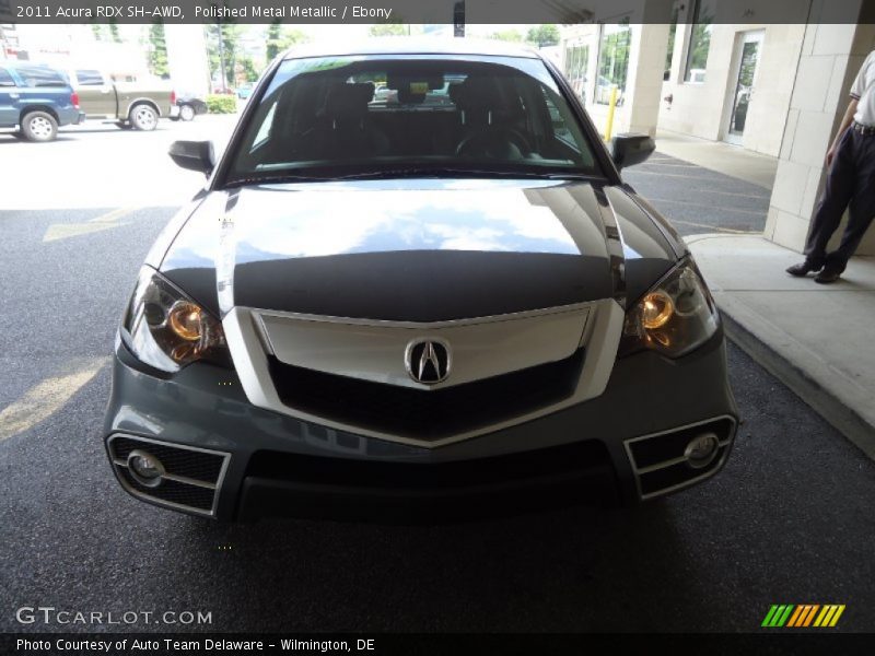 Polished Metal Metallic / Ebony 2011 Acura RDX SH-AWD