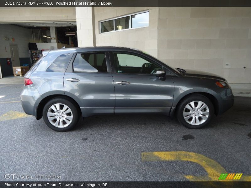 Polished Metal Metallic / Ebony 2011 Acura RDX SH-AWD