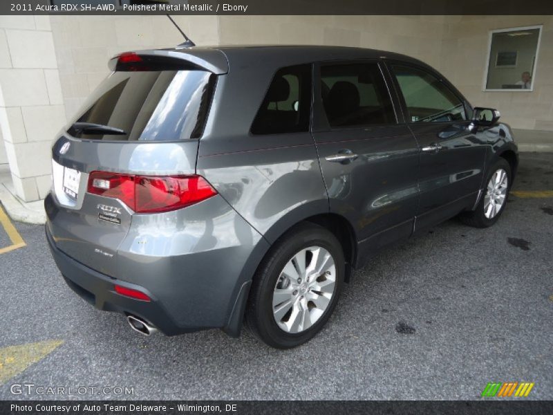 Polished Metal Metallic / Ebony 2011 Acura RDX SH-AWD