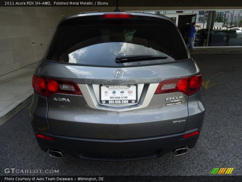 Polished Metal Metallic / Ebony 2011 Acura RDX SH-AWD