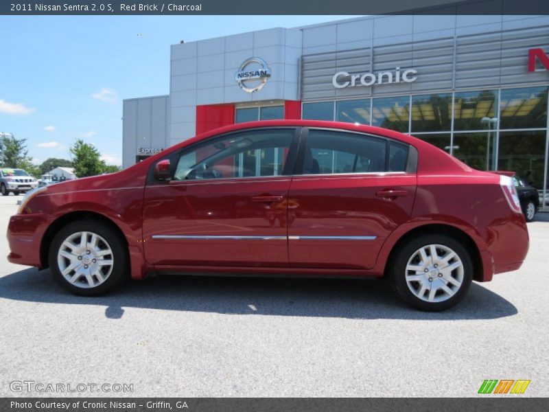 Red Brick / Charcoal 2011 Nissan Sentra 2.0 S