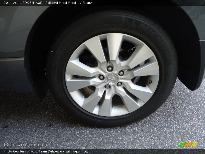 Polished Metal Metallic / Ebony 2011 Acura RDX SH-AWD