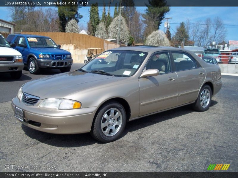 Mojave Beige Mica / Beige 1999 Mazda 626 ES