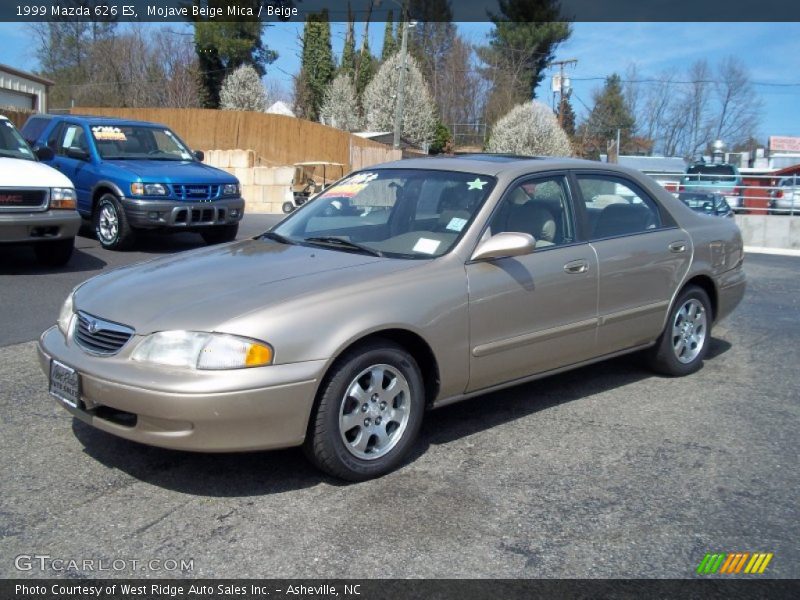 Mojave Beige Mica / Beige 1999 Mazda 626 ES