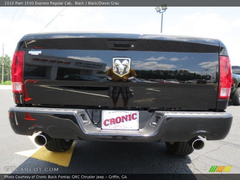 Black / Black/Diesel Gray 2013 Ram 1500 Express Regular Cab