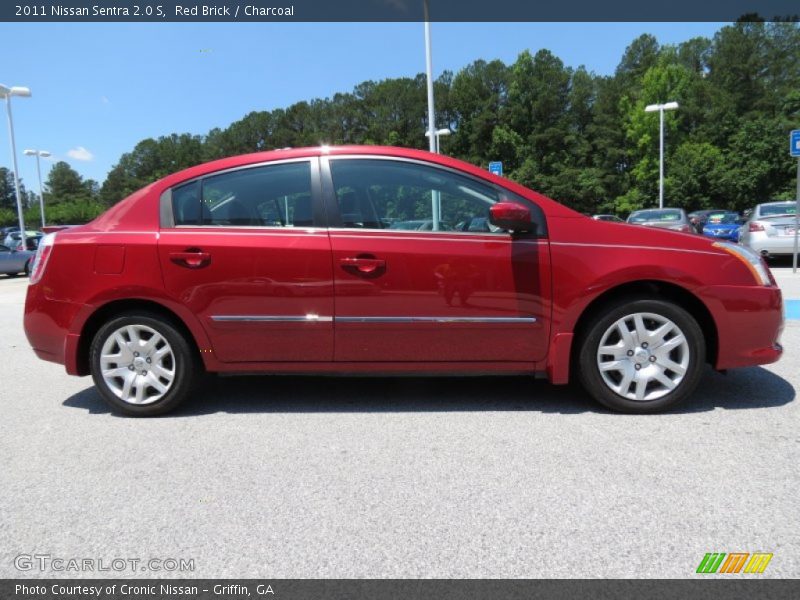 Red Brick / Charcoal 2011 Nissan Sentra 2.0 S