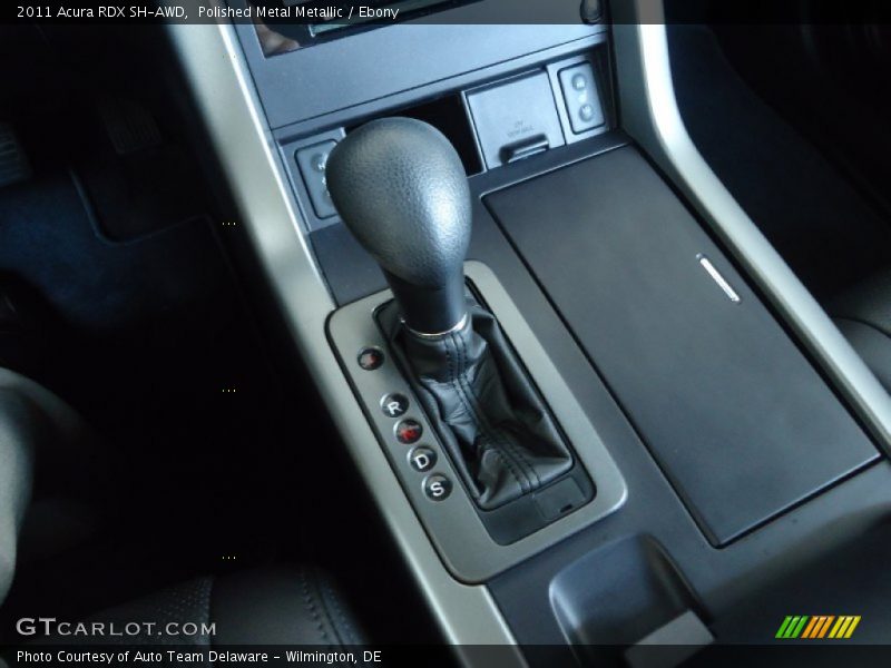Polished Metal Metallic / Ebony 2011 Acura RDX SH-AWD