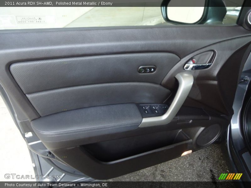 Polished Metal Metallic / Ebony 2011 Acura RDX SH-AWD
