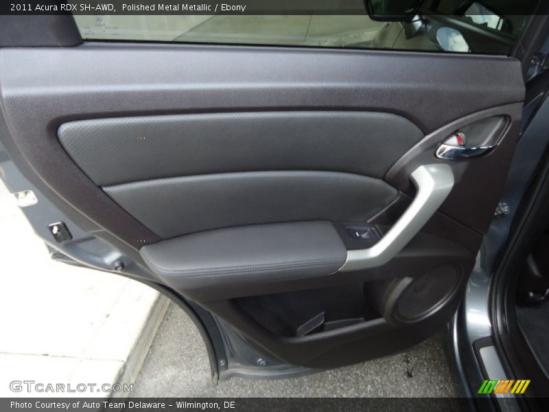 Polished Metal Metallic / Ebony 2011 Acura RDX SH-AWD