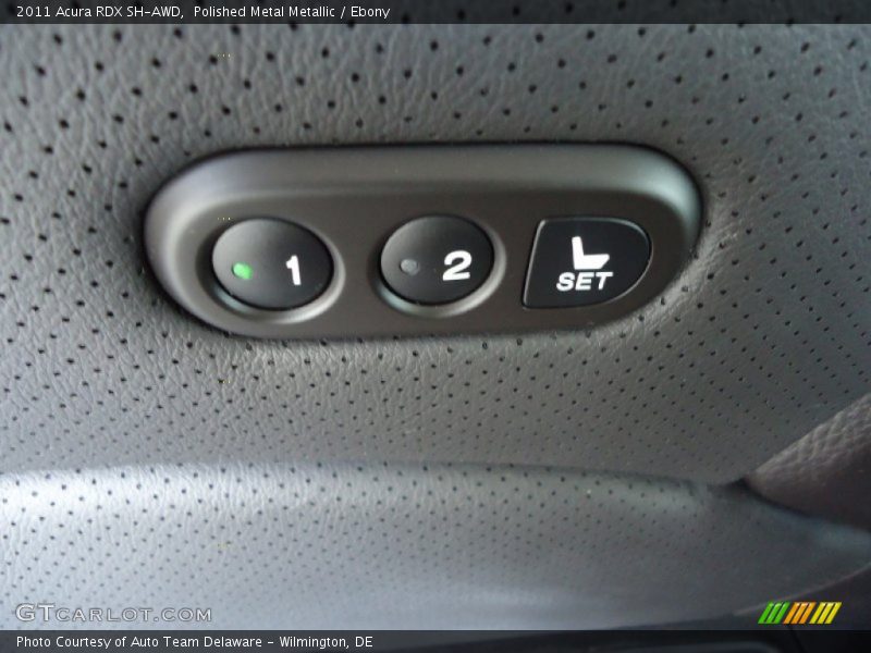 Polished Metal Metallic / Ebony 2011 Acura RDX SH-AWD
