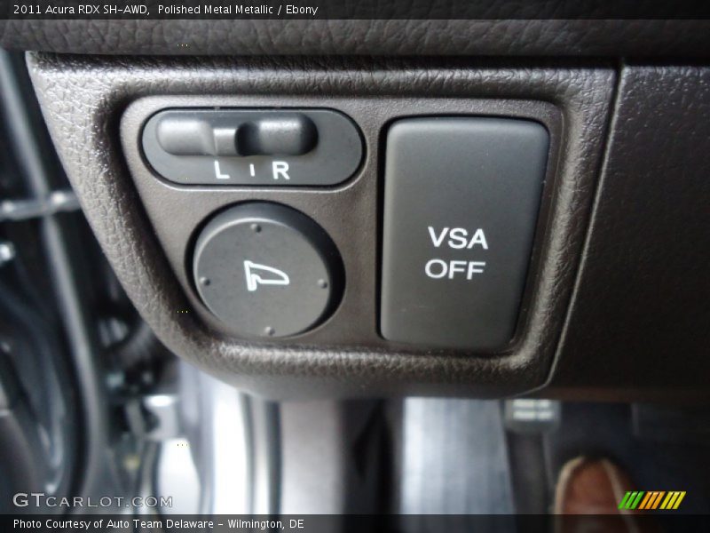 Polished Metal Metallic / Ebony 2011 Acura RDX SH-AWD
