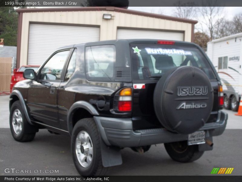 Ebony Black / Gray 1999 Isuzu Amigo S