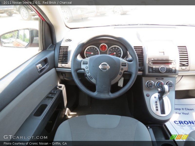 Red Brick / Charcoal 2011 Nissan Sentra 2.0 S