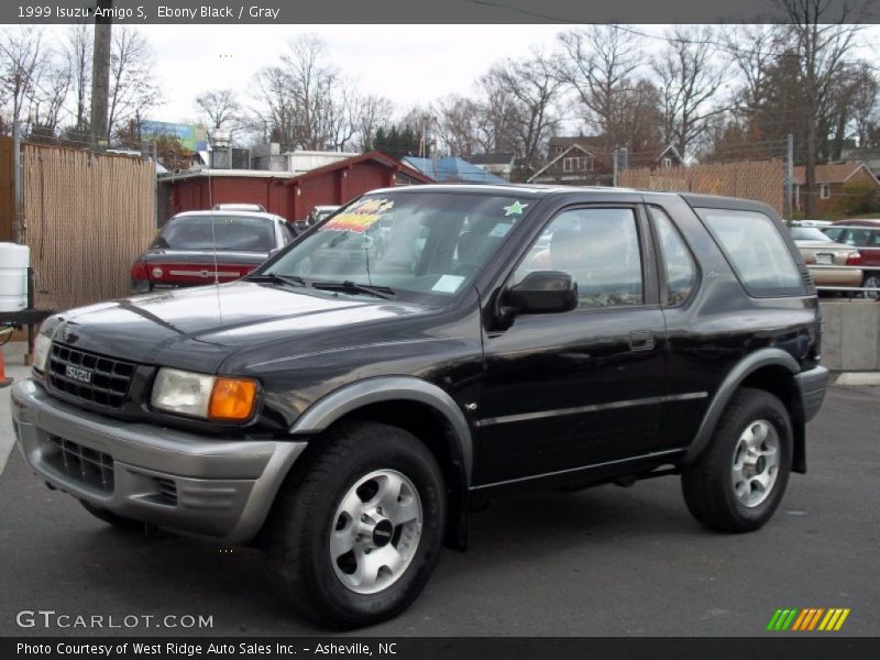 Ebony Black / Gray 1999 Isuzu Amigo S