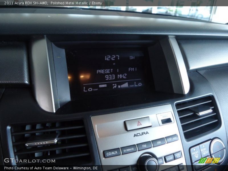 Polished Metal Metallic / Ebony 2011 Acura RDX SH-AWD