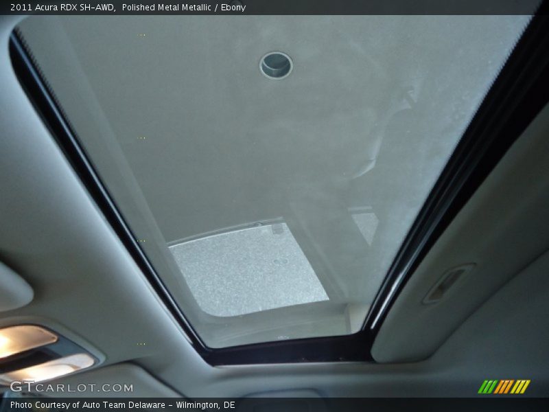 Polished Metal Metallic / Ebony 2011 Acura RDX SH-AWD