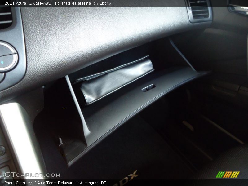 Polished Metal Metallic / Ebony 2011 Acura RDX SH-AWD