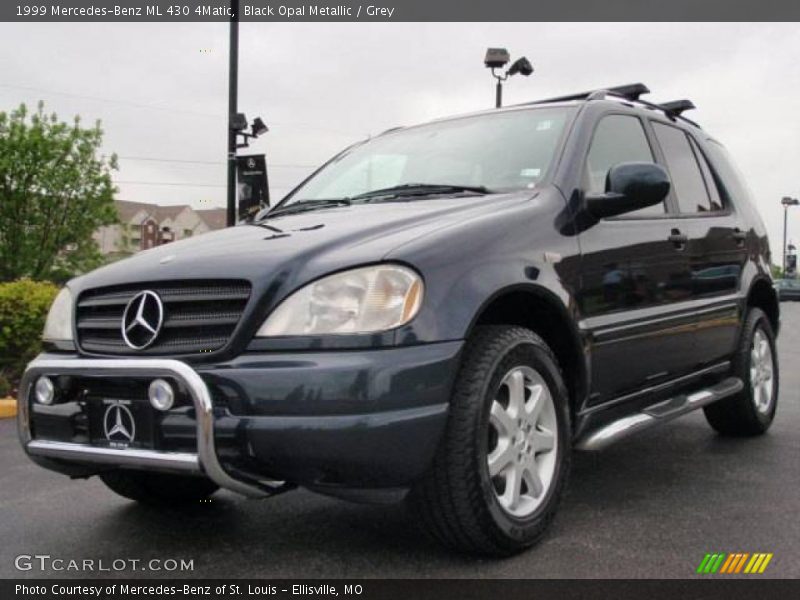 Black Opal Metallic / Grey 1999 Mercedes-Benz ML 430 4Matic