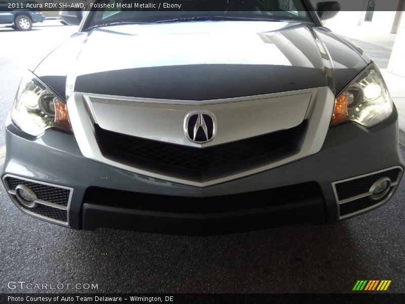 Polished Metal Metallic / Ebony 2011 Acura RDX SH-AWD